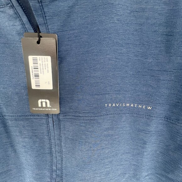 Travis Mathew Valley View full zip jacket – Heather navy – various sizes - Picture 4 of 4